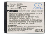 Battery For Canon Digital Ixus 200 Is, 3.7v, 850mah - 3.15wh Camera Cameron Sino Technology Limited   