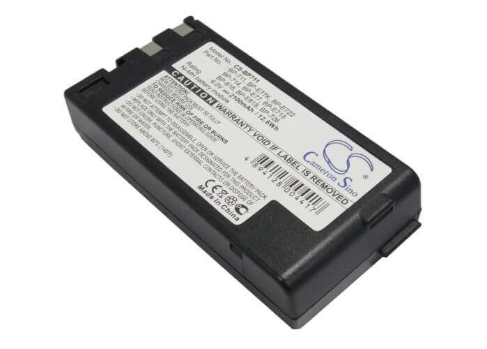 Battery For Canon E06, E07, E08, E09, 6v, 2100mah - 12.60wh Camera Cameron Sino Technology Limited   