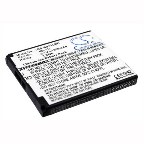 Battery For Canon Elph 110 Hs, Elph 3.7v, 500mah - 1.85wh Camera Cameron Sino Technology Limited   