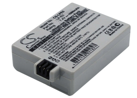 Battery For Canon Eos 1000d, Eos 450d, 7.4v, 1080mah - 7.99wh Camera Cameron Sino Technology Limited   