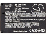 Battery For Canon Eos 100d, Eos M, 7.4v, 650mah - 4.81wh Camera Cameron Sino Technology Limited   