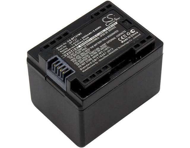 Battery For Canon Ixia Hf R306, Legria 3.6v, 2400mah - 8.64wh Camera Cameron Sino Technology Limited   