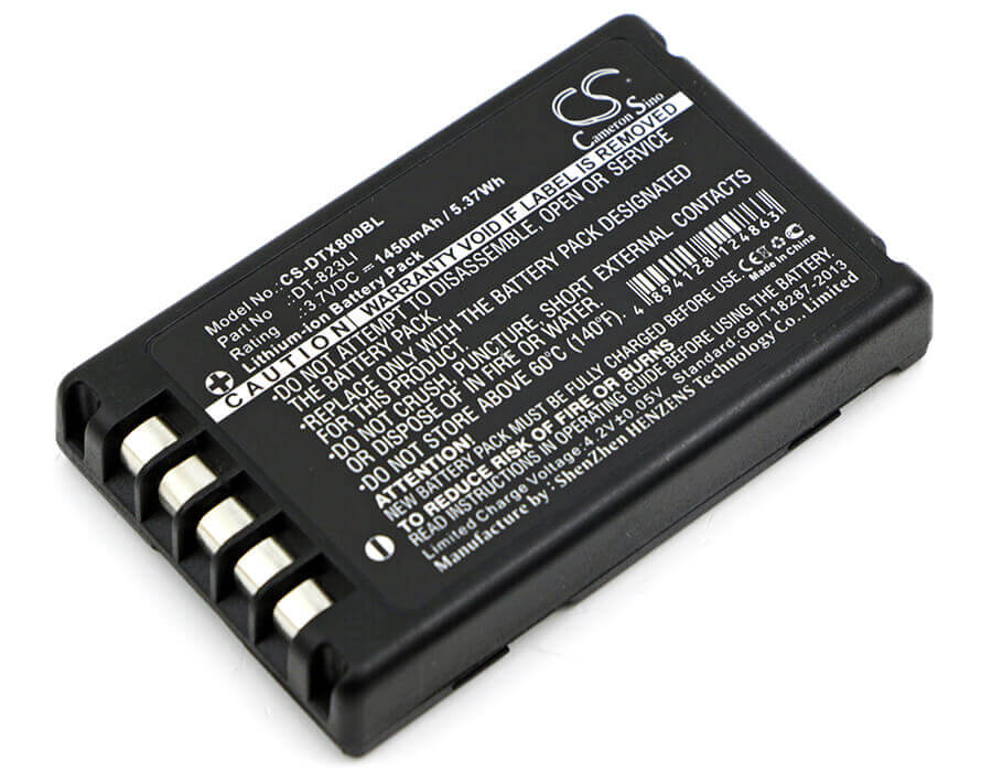 Battery For Casio, Dt-800, Dt-810 3.7v, 1450mah - 5.37wh Barcode Scanner Cameron Sino Technology Limited   