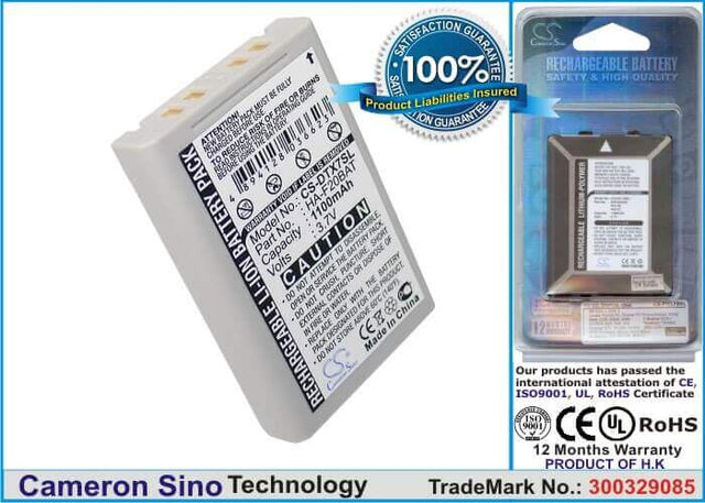 Battery For Casio Dt-x7, Dt-x7m10e, Dt-x7m10r 3.7v, 1100mah - 4.07wh Barcode Scanner Cameron Sino Technology Limited (Suspended)   