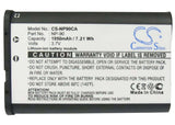 Battery For Casio Exilim Ex-fh100, Exilim Ex-fh100bk, 3.7v, 1950mah - 7.22wh Camera Cameron Sino Technology Limited   