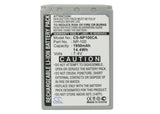 Battery For Casio Exilim Pro Ex-f1, Exilim 7.4v, 1950mah - 14.43wh Camera Cameron Sino Technology Limited (Suspended)   