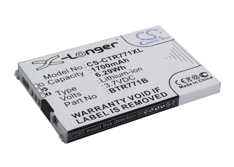 Battery For Casio Gzone Commando C771, C771 3.7v, 1700mah - 6.29wh Mobile, SmartPhone Cameron Sino Technology Limited   