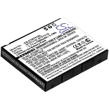 Battery For Casio Gzone Rock C731, Gzone Rock C751, C731 3.7v, 1000mah - 3.70wh Mobile, SmartPhone Cameron Sino Technology Limited   