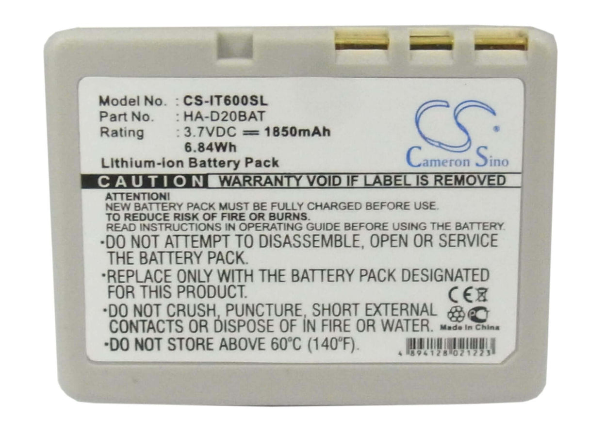 Battery For Casio It-600, It-300, Ha-020lbat 3.7v, 1850mah - 6.85wh Barcode Scanner Cameron Sino Technology Limited   