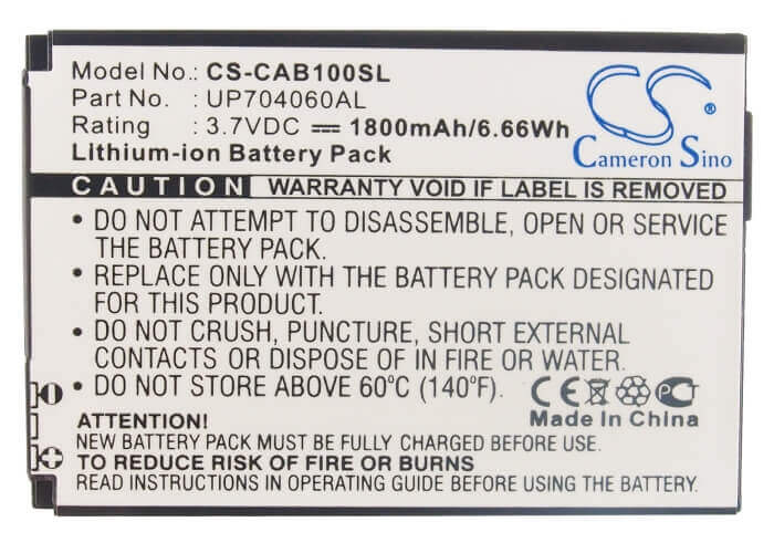 Battery For Cat B10 3.7v, 1800mah - 6.66wh Mobile, SmartPhone Cameron Sino Technology Limited   