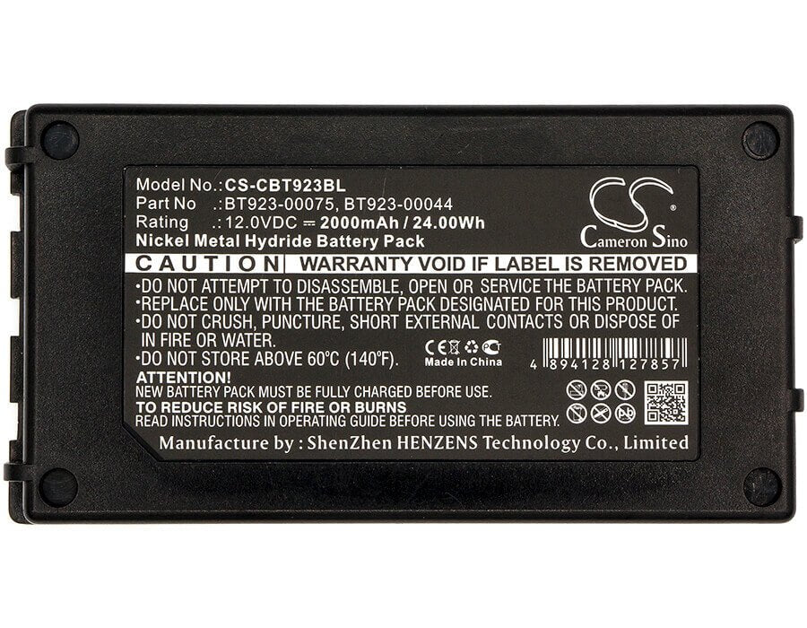 Crane Remote Battery For Cattron Theimeg, Th-ec 30 U. 40, Th-ec/lo 12v, 2000mah - 24.00wh Crane Remote Control Cameron Sino Technology Limited   