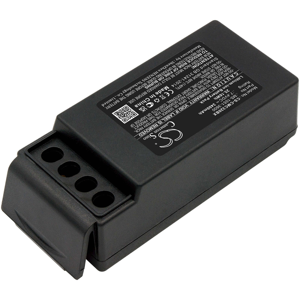 Crane Remote Battery For Cavotec, M9-1051-3600 Ex, Mc-3, Mc-3000 7.4v, 3400mah - 25.16wh Crane Remote Control Cameron Sino Technology Limited   