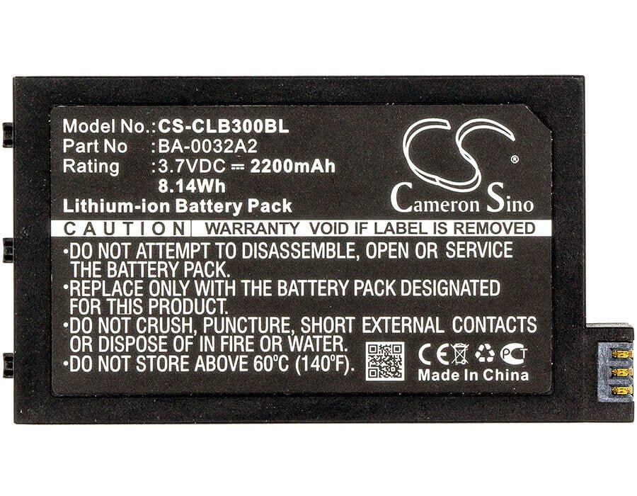 Battery For Cipherlab, Cp30, Cp30-l, Cp50 3.7v, 2200mah - 8.14wh Barcode Scanner Cameron Sino Technology Limited   