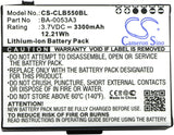 Battery For Cipherlab, Cp55 3.7v, 3300mah - 12.21wh Barcode Scanner Cameron Sino Technology Limited   