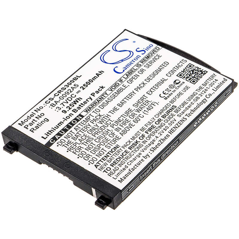 Battery For Cipherlab, Rs30, 3.7v, 2500mah - 9.25wh Barcode Scanner Cameron Sino Technology Limited   