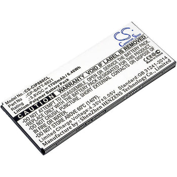 3.8V, Li-Polymer, 1700mAh, Cordless Phone battery fits Cisco, 74-102376-01, 8800, 6.46Wh