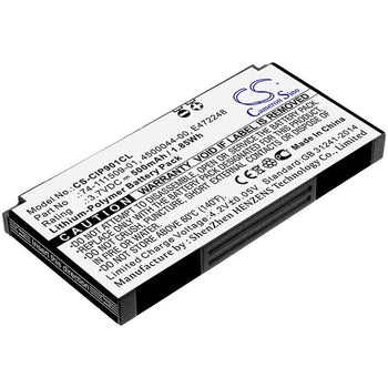 3.7V, Li-Polymer, 500mAh, Cordless Phone battery fits Cisco, 4500044-00, 8831 Daisy Chain Kit, 8831 Speaker Base, 1.85Wh
