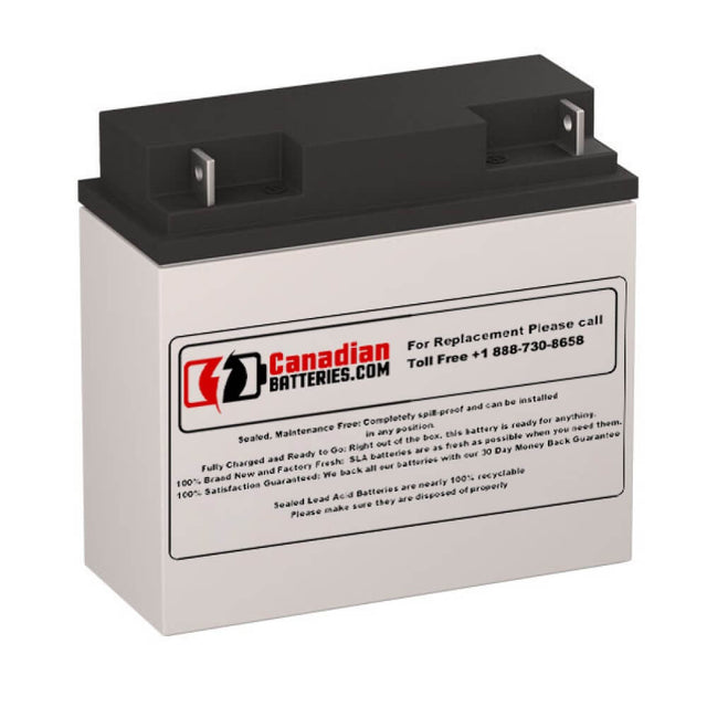 Battery For Clary Corporation Ups125k1gsbs Ups, 1 X 12v, 18ah - 216wh UPS Batteries CB Range   