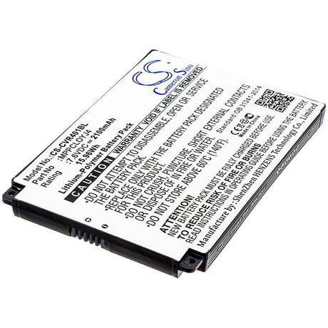 Battery For Clover, C401u, 7.6v, 2100mah - 15.96wh Payment Terminal Cameron Sino Technology Limited (Suspended)   