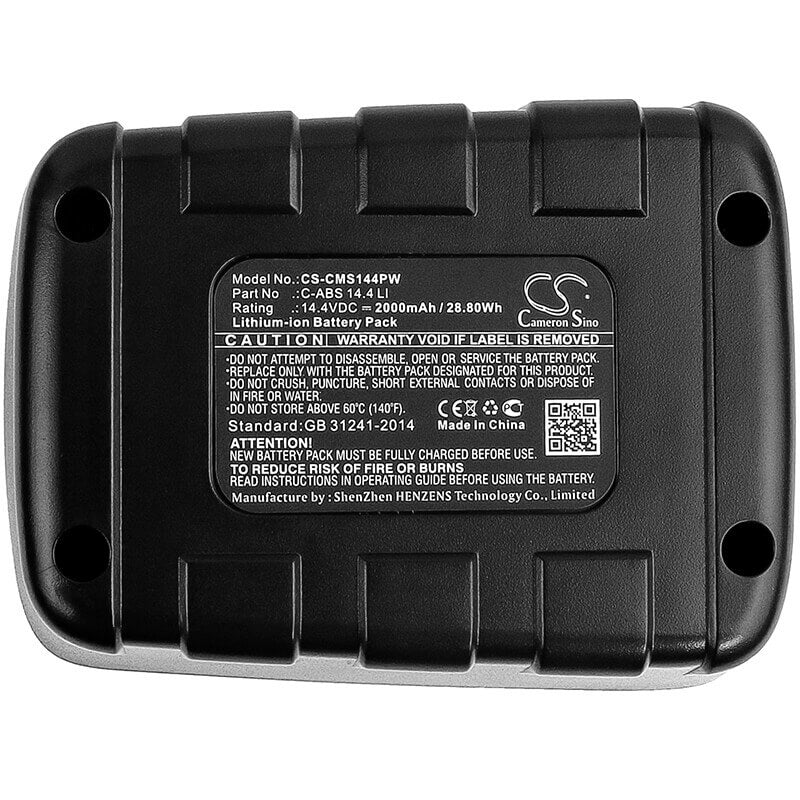 Battery For Cmi, C-as 14.4 14.4v, 2000mah - 28.80wh Power Tools Cameron Sino Technology Limited (Power Tools)   