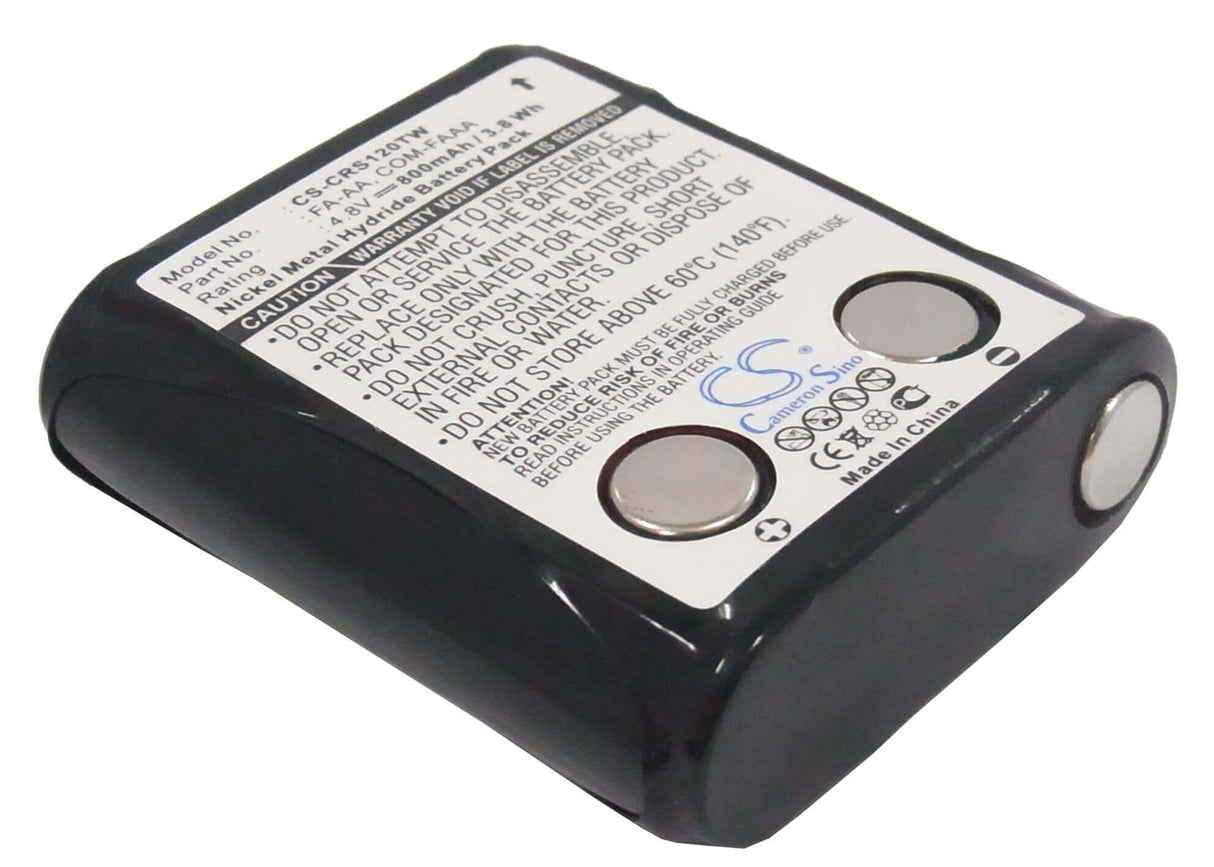 Battery For Cobra Frs120, Frs117, Frs225 4.8v, 800mah - 3.84wh Two-Way Radio Cameron Sino Technology Limited   