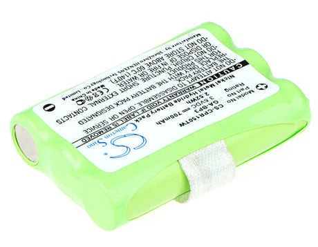 Battery For Cobra Pr145, Pr150, Pr155 Gmrs 3.6v, 700mah - 2.52wh Batteries for Electronics Cameron Sino Technology Limited   