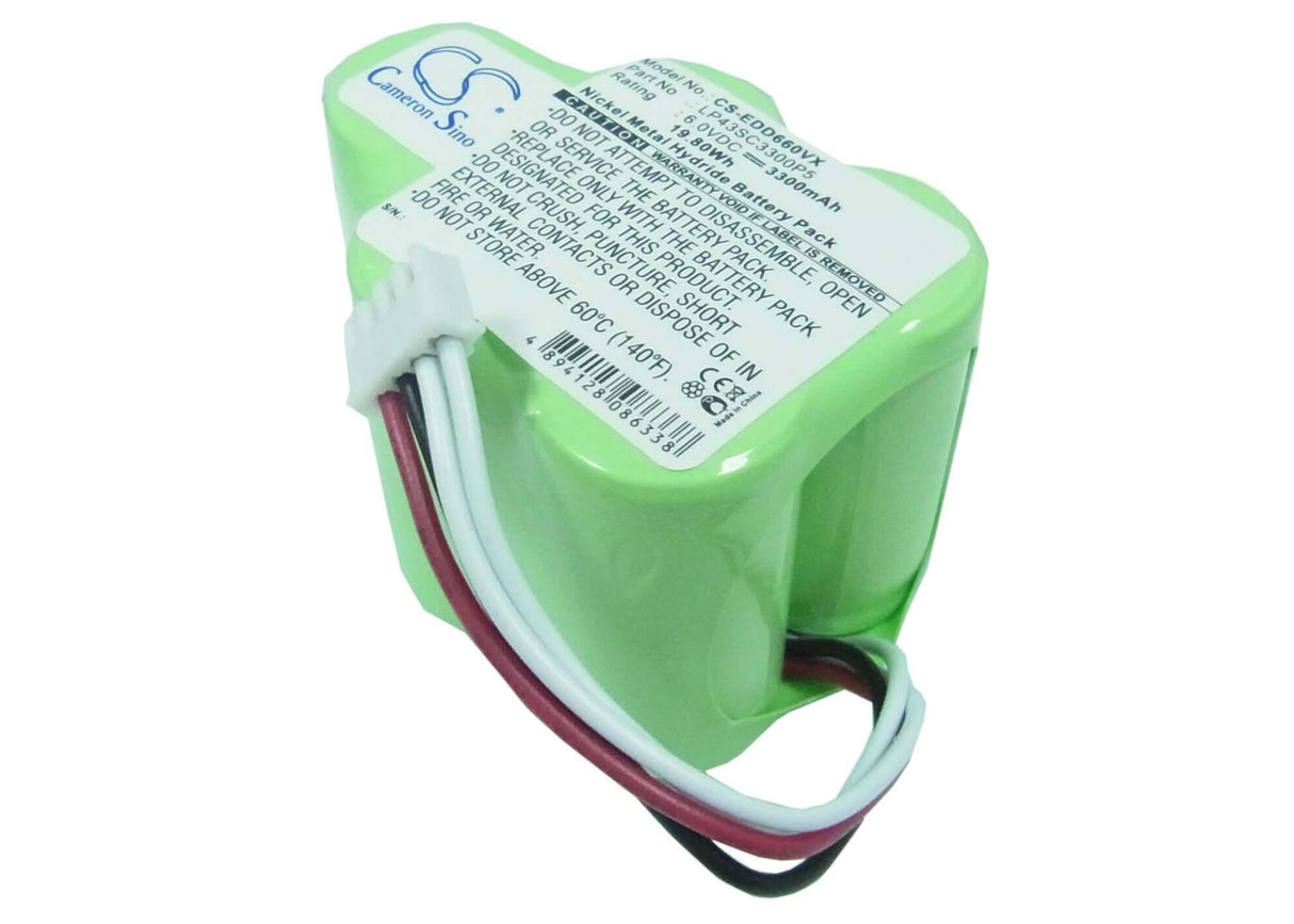 Battery For Cod & Ecovacs 35601130, Rb001 6.0v, 3300mah - 19.80wh Vacuum Cameron Sino Technology Limited   