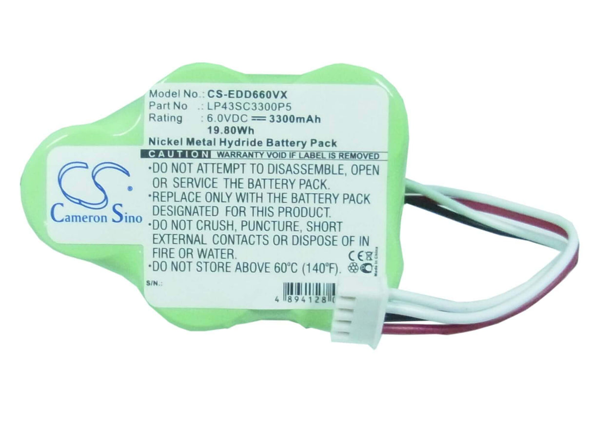 Battery For Cod & Ecovacs 35601130, Rb001 6.0v, 3300mah - 19.80wh Vacuum Cameron Sino Technology Limited   