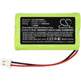 Ni-MH, Alarm Battery For Commpact, Secuself Control Panel 4.8v, 1500mah - 7.20wh Alarm System Cameron Sino Technology Limited   