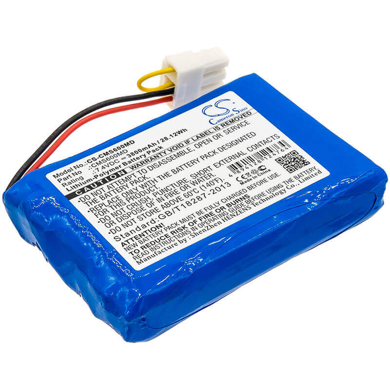 Battery For Contec Cms6000 7.4v, 3800mah - 28.12wh Medical Cameron Sino Technology Limited (Medical)   