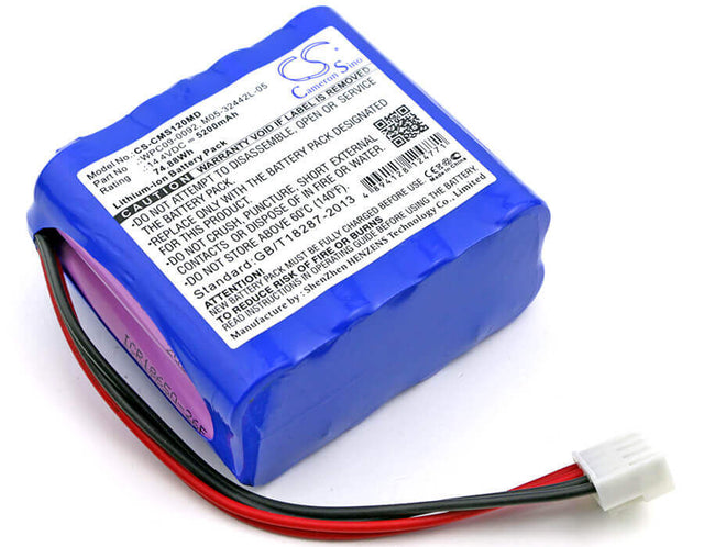 Battery For Contec, Ecg 1201, Ecg 1201g, Ecg-1201, Ecg-1201g 14.4v, 5200mah - 74.88wh Medical Cameron Sino Technology Limited (Medical)   