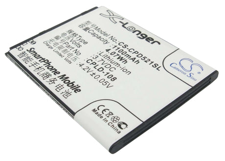 Battery For Coolpad 5210d, 5210a 3.7v, 1100mah - 4.07wh Mobile, SmartPhone Cameron Sino Technology Limited   