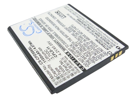 Battery For Coolpad 5860s, 5910, 7268 3.7v, 1100mah - 4.07wh Mobile, SmartPhone Cameron Sino Technology Limited   