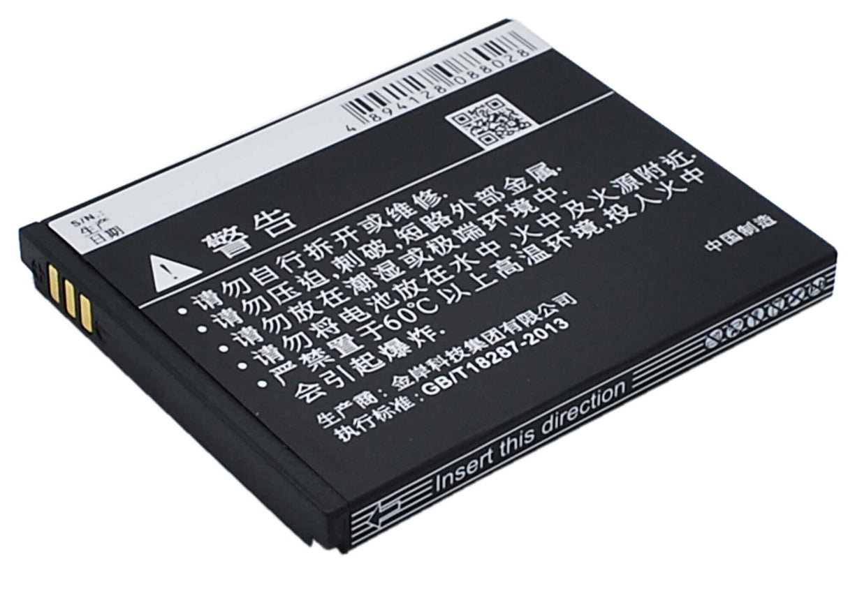 Battery For Coolpad 7230, 5216s, 7230b 3.7v, 1100mah - 4.07wh Mobile, SmartPhone Cameron Sino Technology Limited   