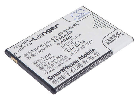 Battery For Coolpad 7295, 5930, 8720 3.7v, 1750mah - 6.48wh Mobile, SmartPhone Cameron Sino Technology Limited   