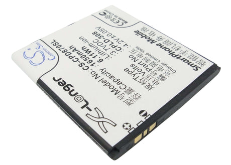 Battery For Coolpad 8085, 8085q, 8702 3.7v, 1650mah - 6.11wh Mobile, SmartPhone Cameron Sino Technology Limited   