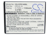 Battery For Coolpad 8150d, 8150s 3.7v, 1100mah - 4.07wh Mobile, SmartPhone Cameron Sino Technology Limited   