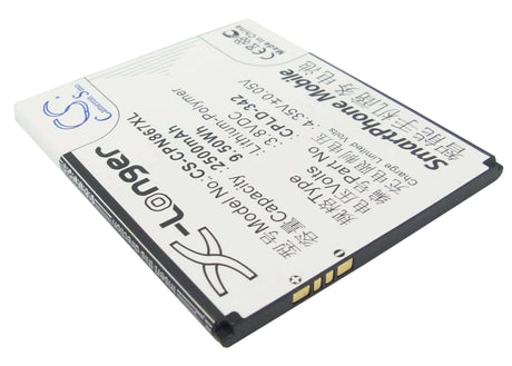 Battery For Coolpad 8670, Note 3.8v, 2500mah - 9.50wh Mobile, SmartPhone Cameron Sino Technology Limited (Suspended)   