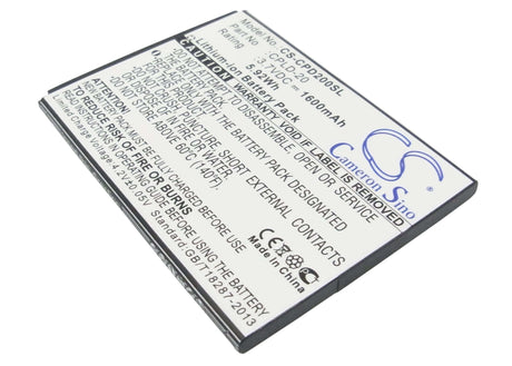 Battery For Coolpad 8730, 8736, 8920 3.7v, 1600mah - 5.92wh Mobile, SmartPhone Cameron Sino Technology Limited   