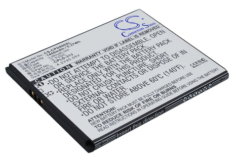 Battery For Coolpad 8908, 4 Mini 3.7v, 1450mah - 5.37wh Mobile, SmartPhone Cameron Sino Technology Limited   