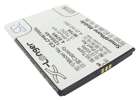 Battery For Coolpad Coolpad W706, 5820, W706+ 3.7v, 1250mah - 4.63wh Mobile, SmartPhone Cameron Sino Technology Limited   