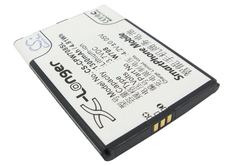 Battery For Coolpad W708 3.7v, 1300mah - 4.81wh Mobile, SmartPhone Cameron Sino Technology Limited   