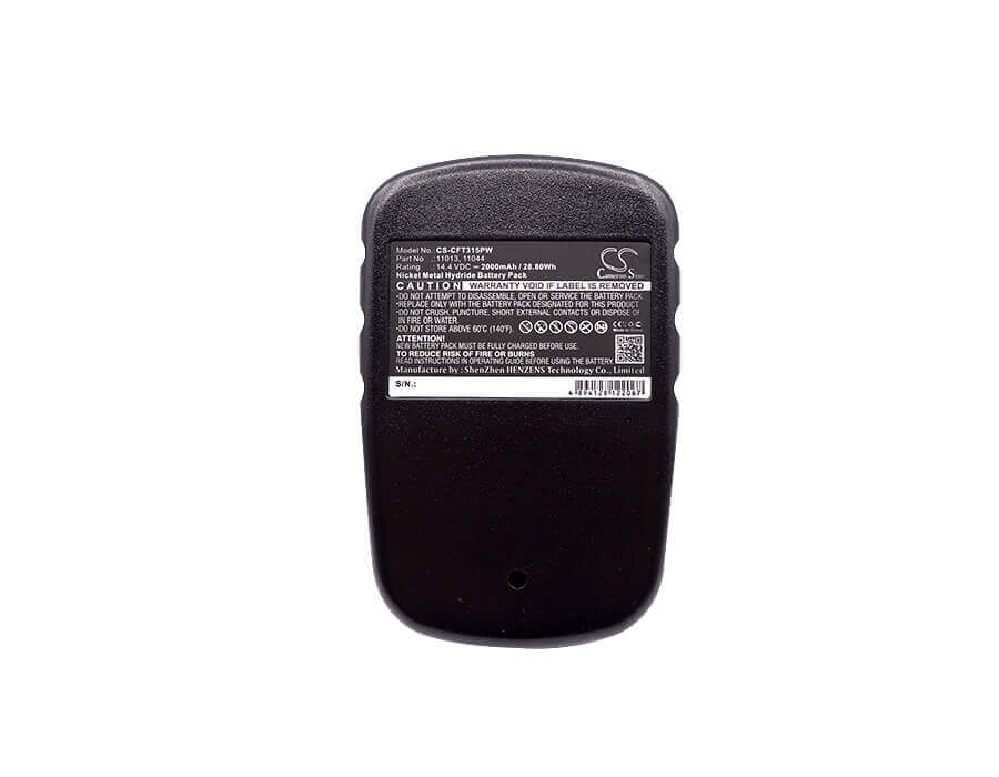 Battery For Craftsman, 10153, 11129, 11135 14.4v, 2000mah - 28.80wh Power Tools Cameron Sino Technology Limited (Power Tools)   