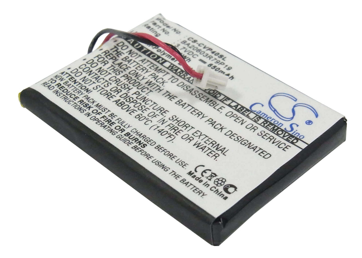 Battery For Creative V, V Plus, Dap-fl0040 3.7v, 650mah - 2.41wh Media Player Cameron Sino Technology Limited   