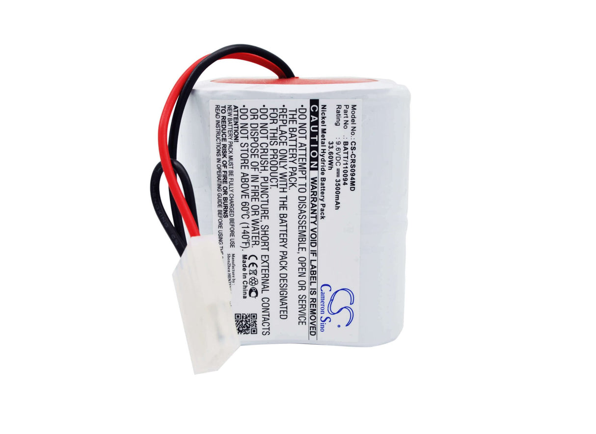 Battery For Criticon Oxyshuttle 9.6v, 3500mah - 33.60wh Medical Cameron Sino Technology Limited (Medical)   