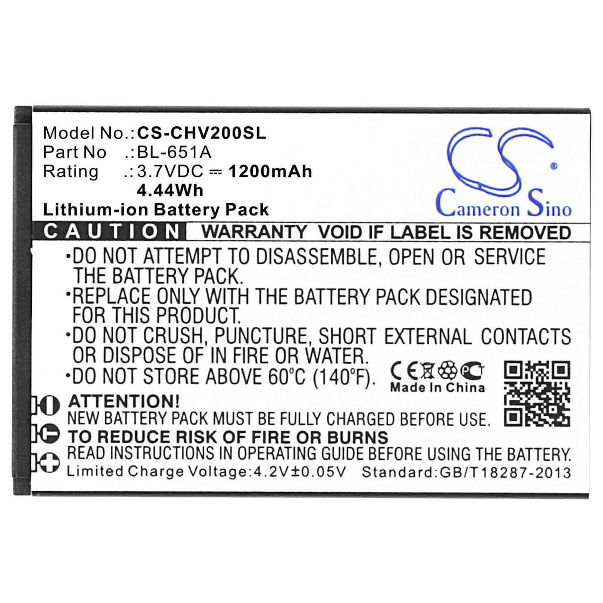 Battery For Crosscall Shark-v2 3.7v, 1500mah - 5.55wh Batteries for Electronics Cameron Sino Technology Limited   