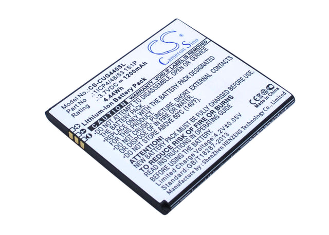 Battery For Cube1 G44, G44s 3.7v, 1200mah - 4.44wh Mobile, SmartPhone Cameron Sino Technology Limited   