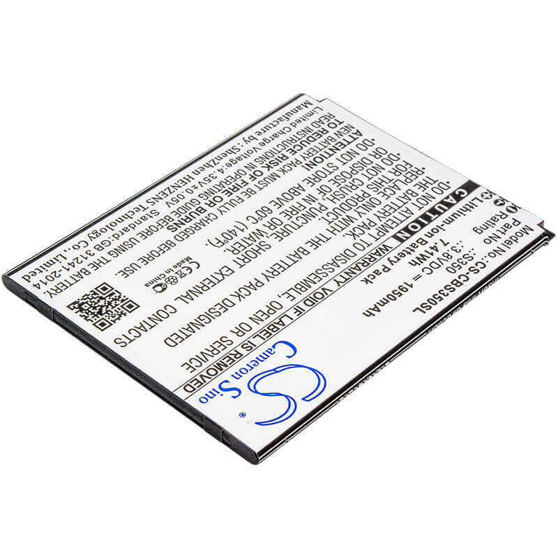 Battery For Cubot, S350 3.7v, 2100mah - 7.77wh Mobile, SmartPhone Cameron Sino Technology Limited   