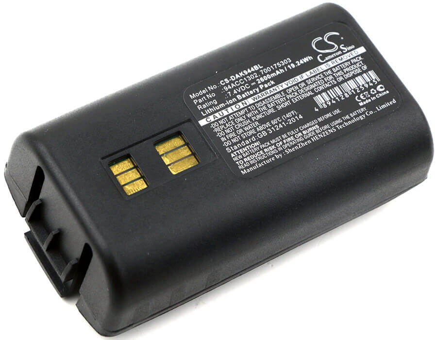 Battery For Datalogic, 944501055, 944501056, 944501057 7.4v, 2600mah - 19.24wh Barcode Scanner Cameron Sino Technology Limited   