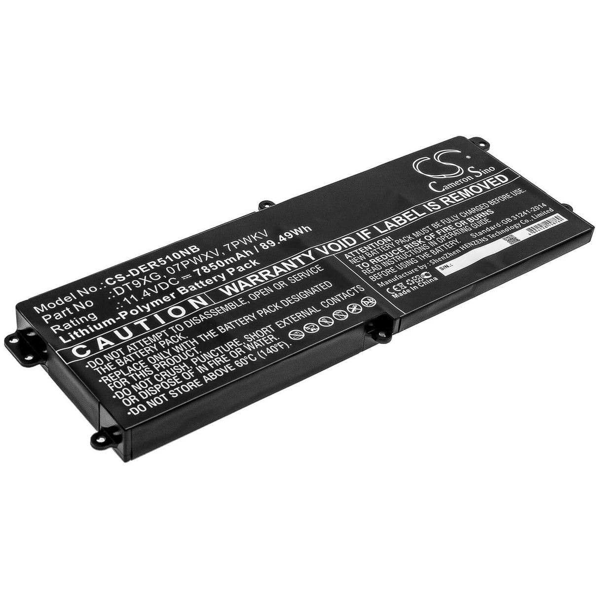 Battery For Dell, Alienware Area 51m Alwa51m-d1733b, Alienware Area 51m Alwa51m-d1733pb 11.4v, 7850mah - 89.49wh Batteries for Electronics Cameron Sino Technology Limited   